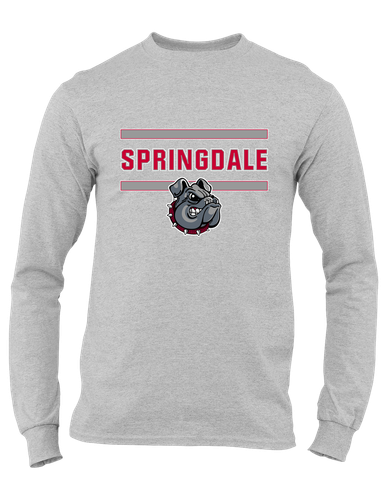 Springdale Bulldogs Mascot #4 Men's Premium LS T-Shirt