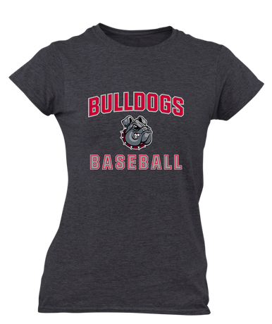 Springdale Bulldogs Baseball #1 Women's SS T-Shirt