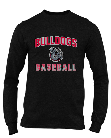 Springdale Bulldogs Baseball #1 Men's Premium LS T-Shirt