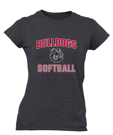 Springdale Bulldogs Softball #1 Women's Premium SS T-Shirt