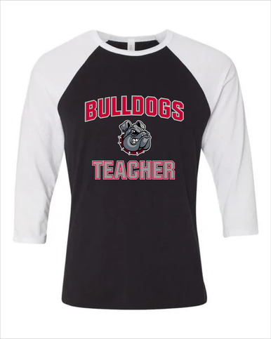 Springdale Bulldogs Teacher Men's Baseball T-Shirt
