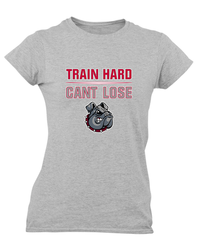 Springdale Bulldogs Train Hard, Can't Lose Women's Premium SS T-Shirt