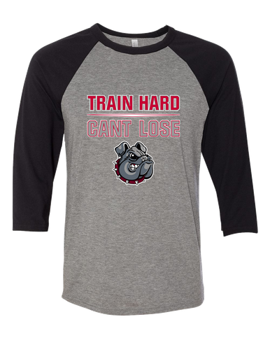 Springdale Bulldogs Train Hard, Can't Lose Women's Baseball T-Shirt