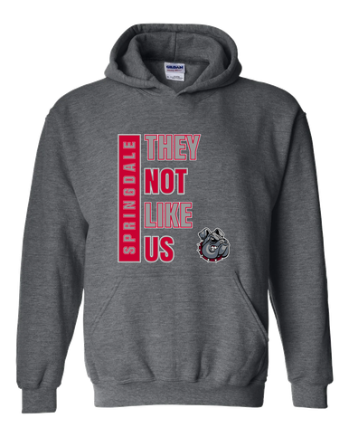 Springdale Bulldogs They Not Like Us #1 Men's Hoodie