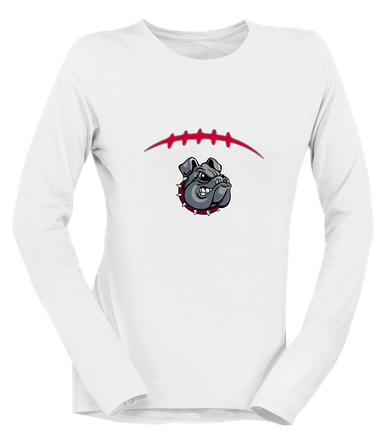 Springdale Bulldogs Football #2 Women's Premium LS T-Shirt
