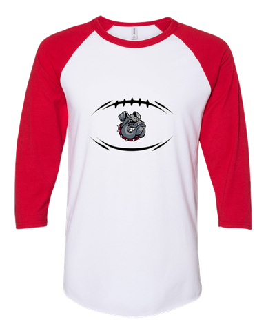 Springdale Bulldogs Football #3 Women's Baseball T-Shirt