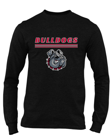 Springdale Bulldogs Mascot #8 Men's LS T-Shirt