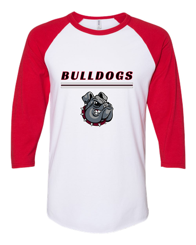 Springdale Bulldogs Mascot #8 Women's Baseball T-Shirt