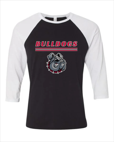 Springdale Bulldogs Mascot #8 Men's Baseball T-Shirt