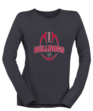 Springdale Bulldogs Football #5 Women's LS T-Shirt