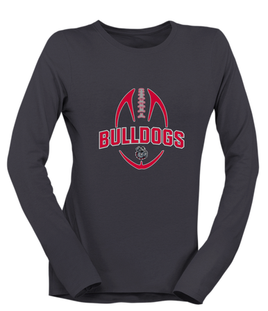Springdale Bulldogs Football #5 Women's Premium LS T-Shirt