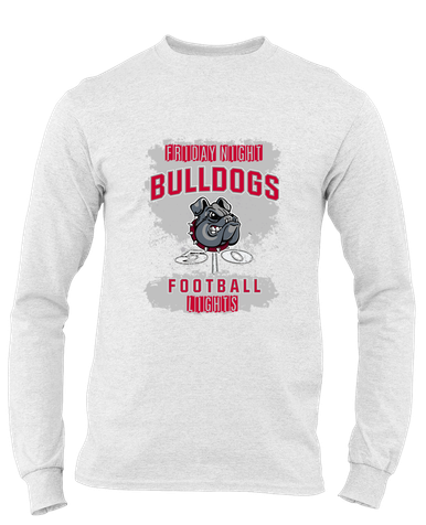 Springdale Bulldogs Football #6 Men's LS T-Shirt