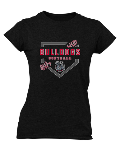 Springdale Bulldogs Softball #2 Women's SS T-Shirt