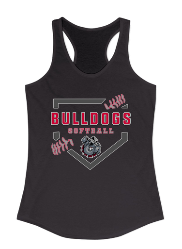 Springdale Bulldogs Softball #2 Women's Tank Top