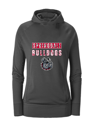 Springdale Bulldogs Mascot #9 Women's Hoodie