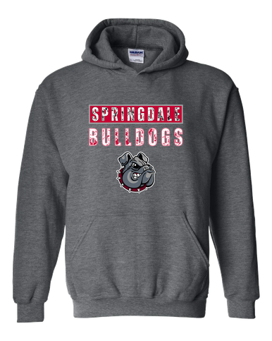 Springdale Bulldogs Mascot #9 Men's Hoodie