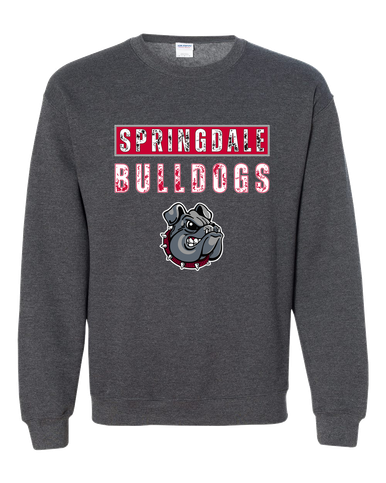 Springdale Bulldogs Mascot #9 Men's Sweatshirt