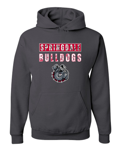 Springdale Bulldogs Mascot #9 Men's Premium Hoodie