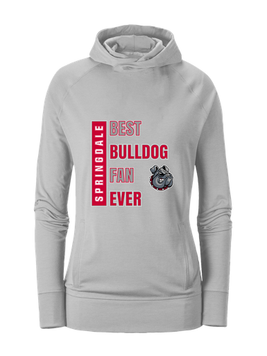 Springdale Bulldogs Best Bulldog Fan Women's Hoodie