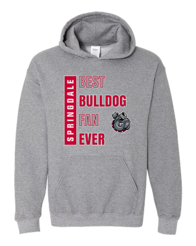 Springdale Bulldogs Best Bulldog Fan Men's Hoodie