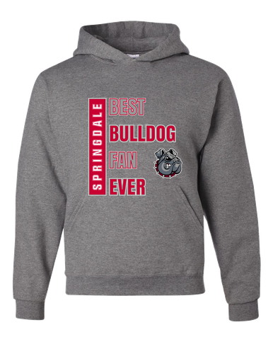 Springdale Bulldogs Best Bulldog Fan Men's Premium Hoodie