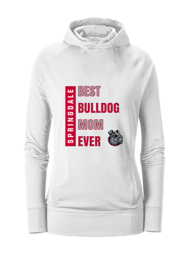 Springdale Bulldogs Best Bulldog Mom Women's Hoodie