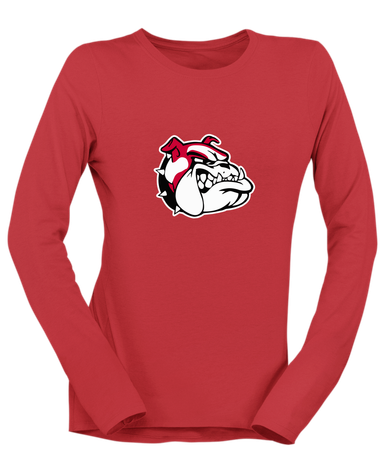 Oak Hills Bulldogs Mascot #1 Women's Premium LS T-Shirt