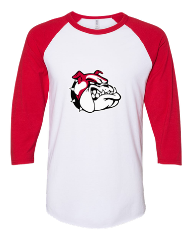 Oak Hills Bulldogs Mascot #1 Women's Baseball T-Shirt