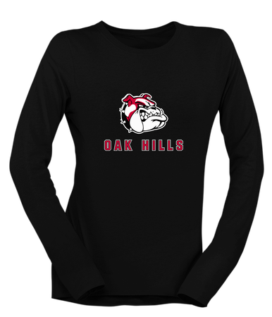 Oak Hills Bulldogs Mascot #2 Women's LS T-Shirt