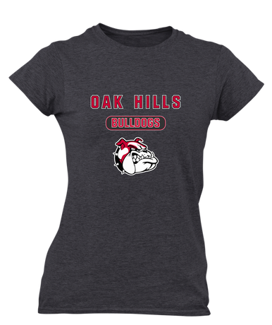 Oak Hills Bulldogs Mascot #3 Women's Premium SS T-Shirt