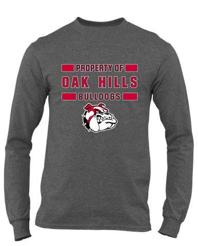 Oak Hills Bulldogs Property Of Men's LS T-Shirt