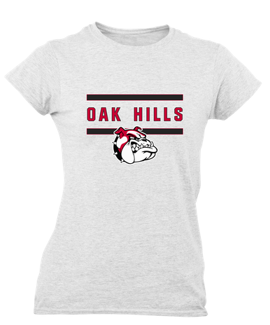 Oak Hills Bulldogs Mascot #4 Women's Premium SS T-Shirt