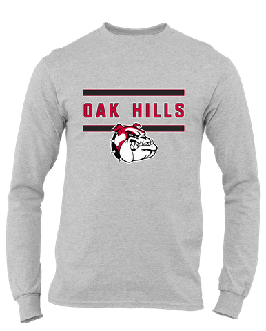 Oak Hills Bulldogs Mascot #4 Men's Premium LS T-Shirt