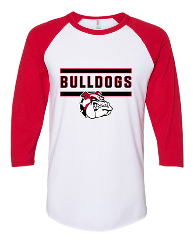 Oak Hills Bulldogs Mascot #5 Women's Baseball T-Shirt