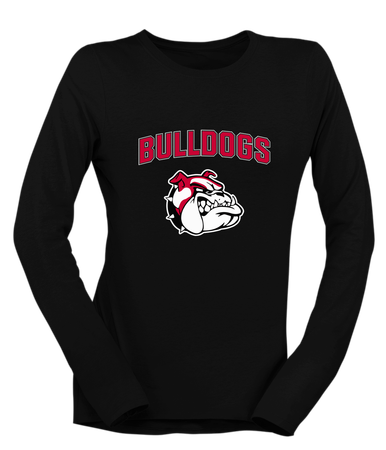 Oak Hills Bulldogs Mascot #6 Women's LS T-Shirt