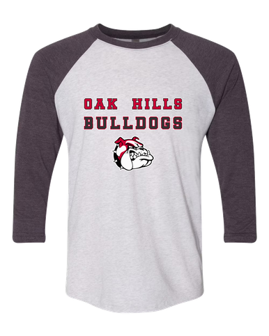 Oak Hills Bulldogs Spirit Women's Baseball T-Shirt