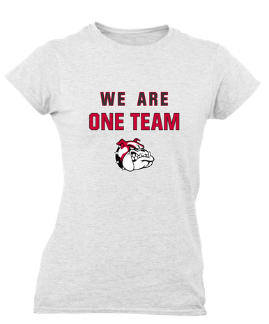 Oak Hills Bulldogs We Are One Team Women's SS T-Shirt