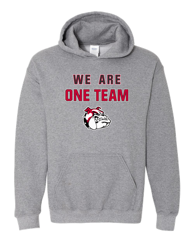 Oak Hills Bulldogs We Are One Team Men's Hoodie