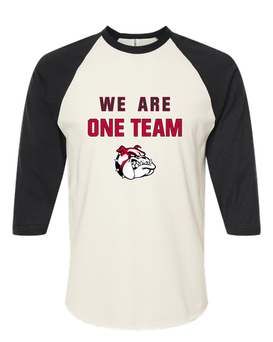 Oak Hills Bulldogs We Are One Team Women's Baseball T-Shirt