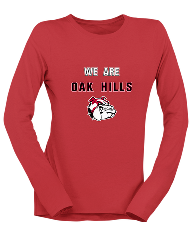 Oak Hills Bulldogs We Are Women's Premium LS T-Shirt