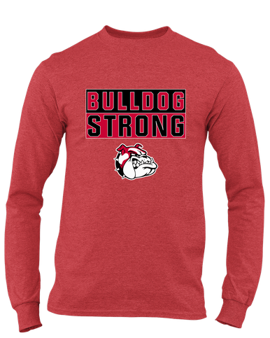 Oak Hills Bulldogs Strong #1 Men's LS T-Shirt