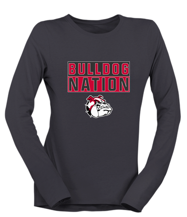 Oak Hills Bulldogs Nation #1 Women's Premium LS T-Shirt