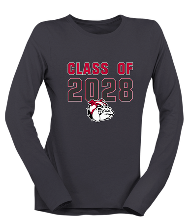 Oak Hills Bulldogs Class of 2028 Women's Premium LS T-Shirt