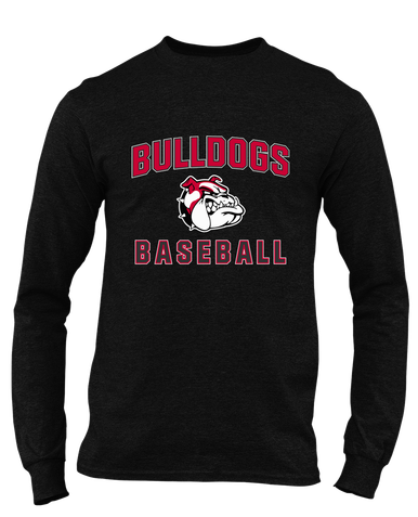 Oak Hills Bulldogs Baseball #1 Men's LS T-Shirt