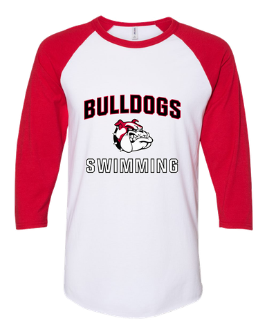 Oak Hills Bulldogs Swimming Men's Baseball T-Shirt
