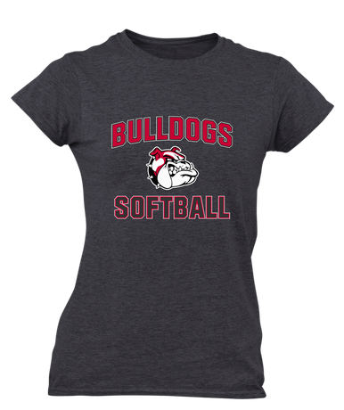 Oak Hills Bulldogs Softball #1 Women's Premium SS T-Shirt
