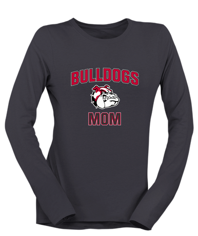 Oak Hills Bulldogs Mom Women's LS T-Shirt