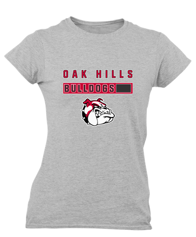 Oak Hills Bulldogs Mascot #7 Women's SS T-Shirt