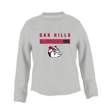 Oak Hills Bulldogs Mascot #7 Women's Sweatshirt