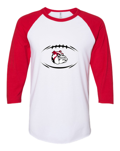 Oak Hills Bulldogs Football #3 Women's Baseball T-Shirt